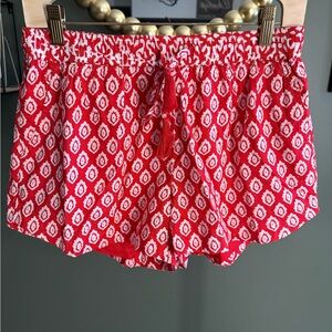 Vineyard Vines Red and White Patterned Shorts